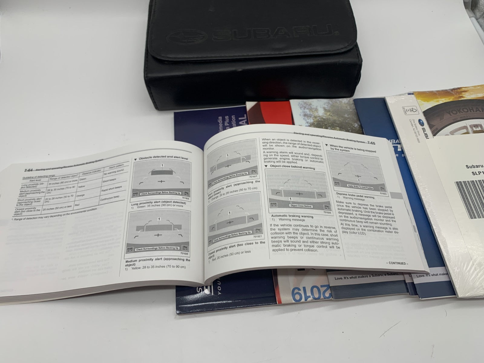 2019 Subaru Impreza Owners Manual Set with Case OEM D01B41075