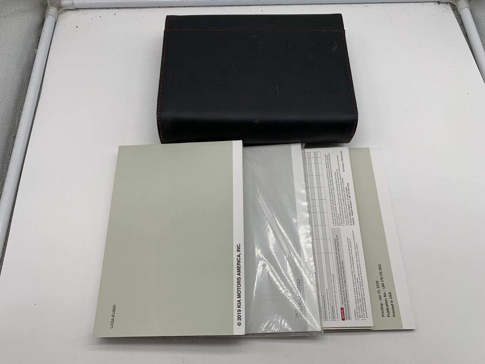 2020 Kia Optima Owners Manual Set with Case OEM R01B29033