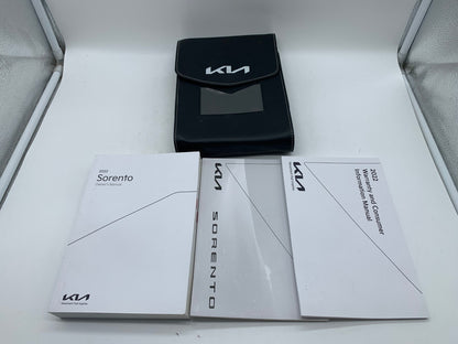 2022 Kia Sorento Owners Manual Set with Case OEM R01B13015