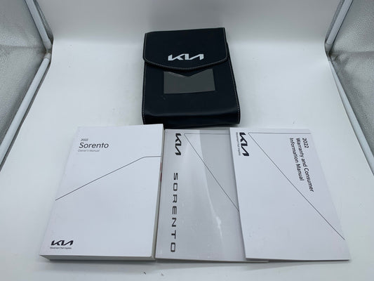 2022 Kia Sorento Owners Manual Set with Case OEM R01B13015