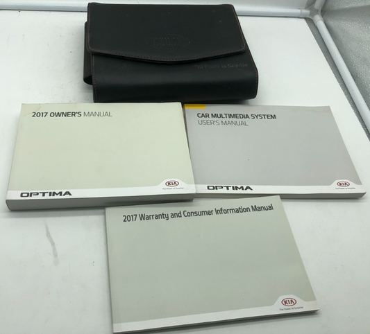 2017 Kia Optima Owners Manual Set with Case OEM D03B06006