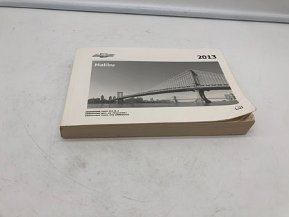 2013 Chevrolet Malibu Owners Manual OEM B02B49003