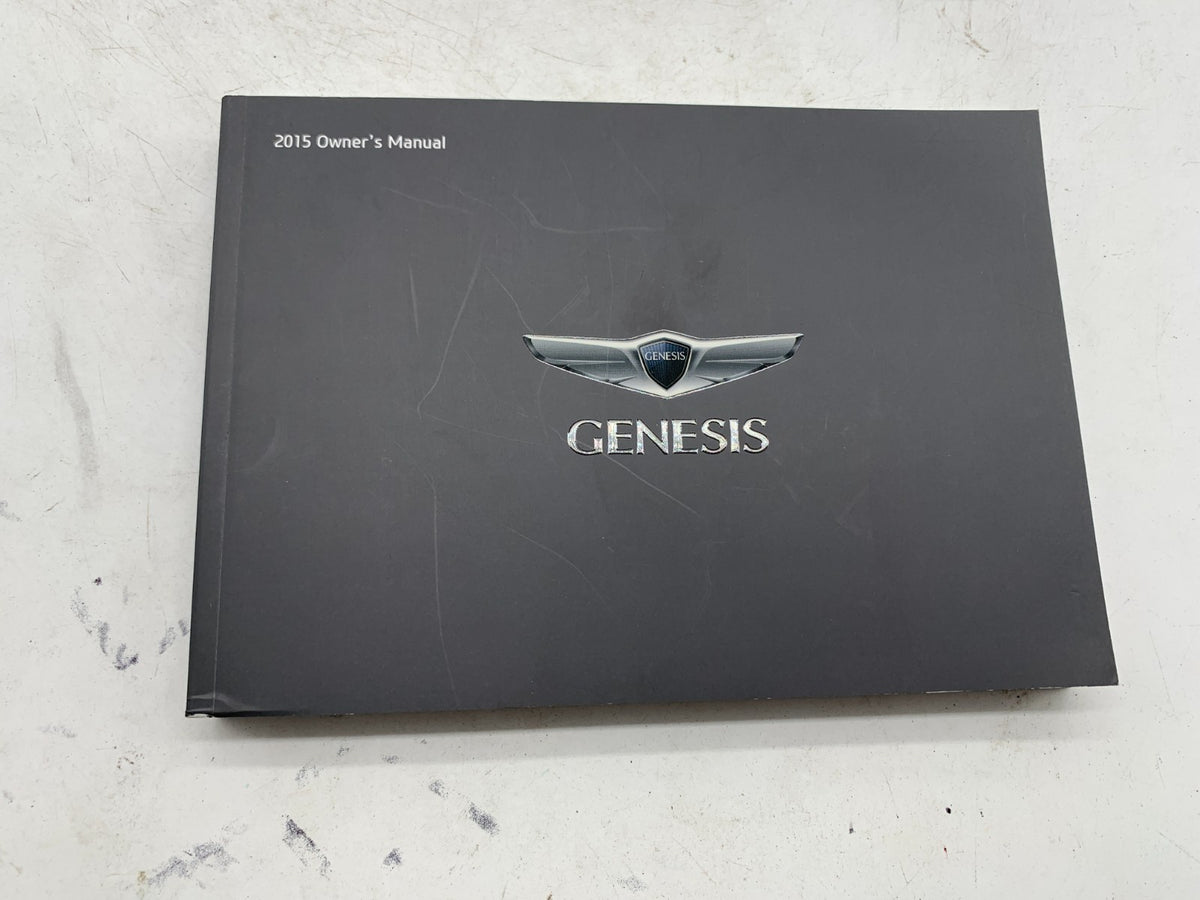 2015 Hyundai Genesis Owners Manual Set with Case OEM R01B16005