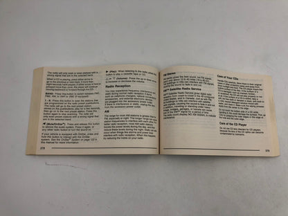 2007 Pontiac Grand Prix Owners Manual OEM A01B03005