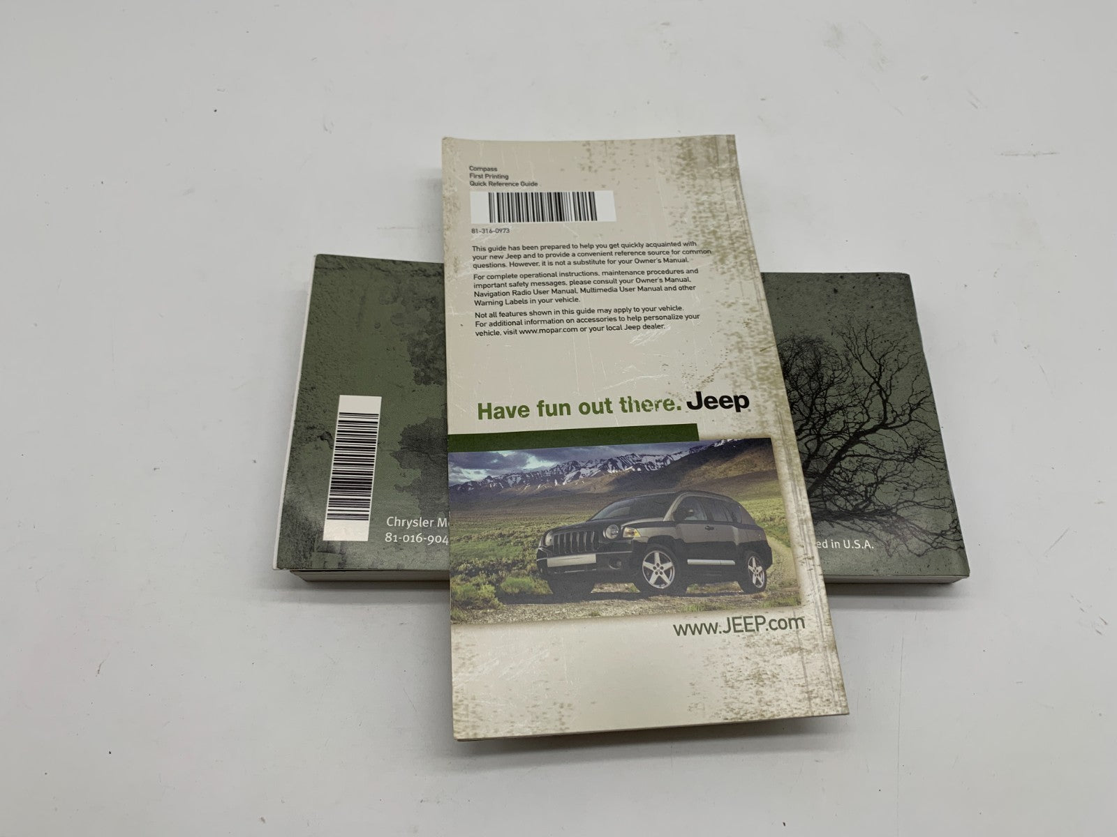 2009 Jeep Compass Owners Manual Set OEM B04B25013