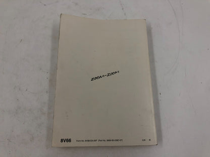 2007 Mazda 3 Owners Manual OEM B02B35010