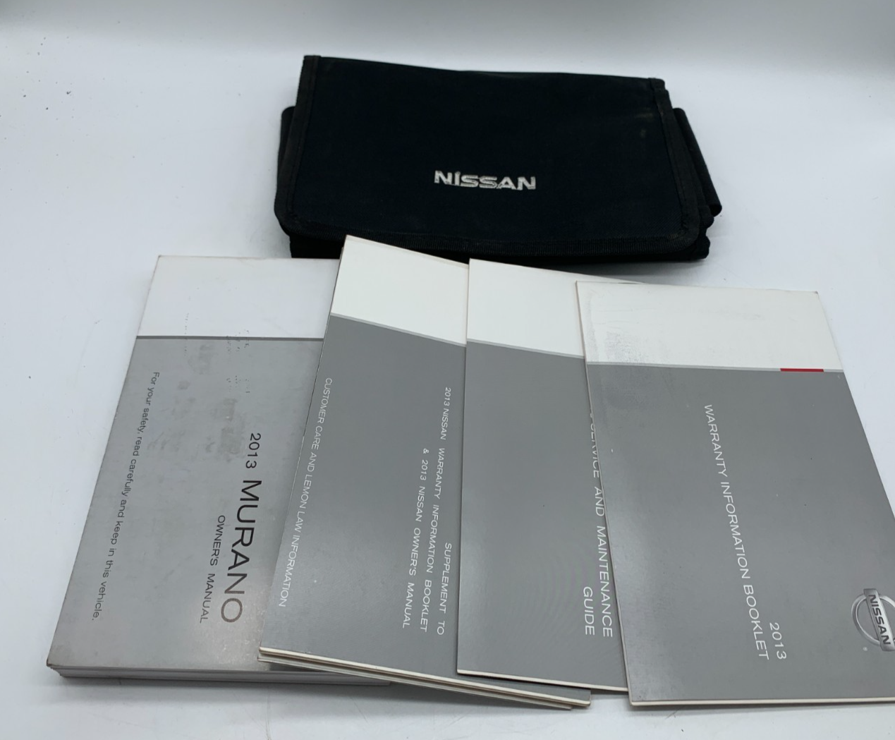 2013 Nissan Murano Owners Manual Set with Case OEM B02B27011