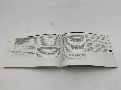 2000 Dodge Intrepid Owners Manual OEM D01B46086