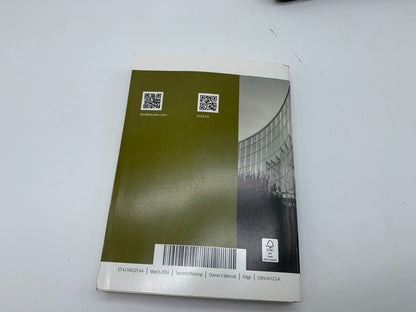 2014 Ford Edge Owners Manual Set with Case OEM A01B50012