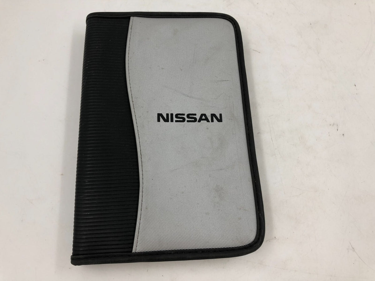 2003 Nissan Owners Manual Case Only OEM