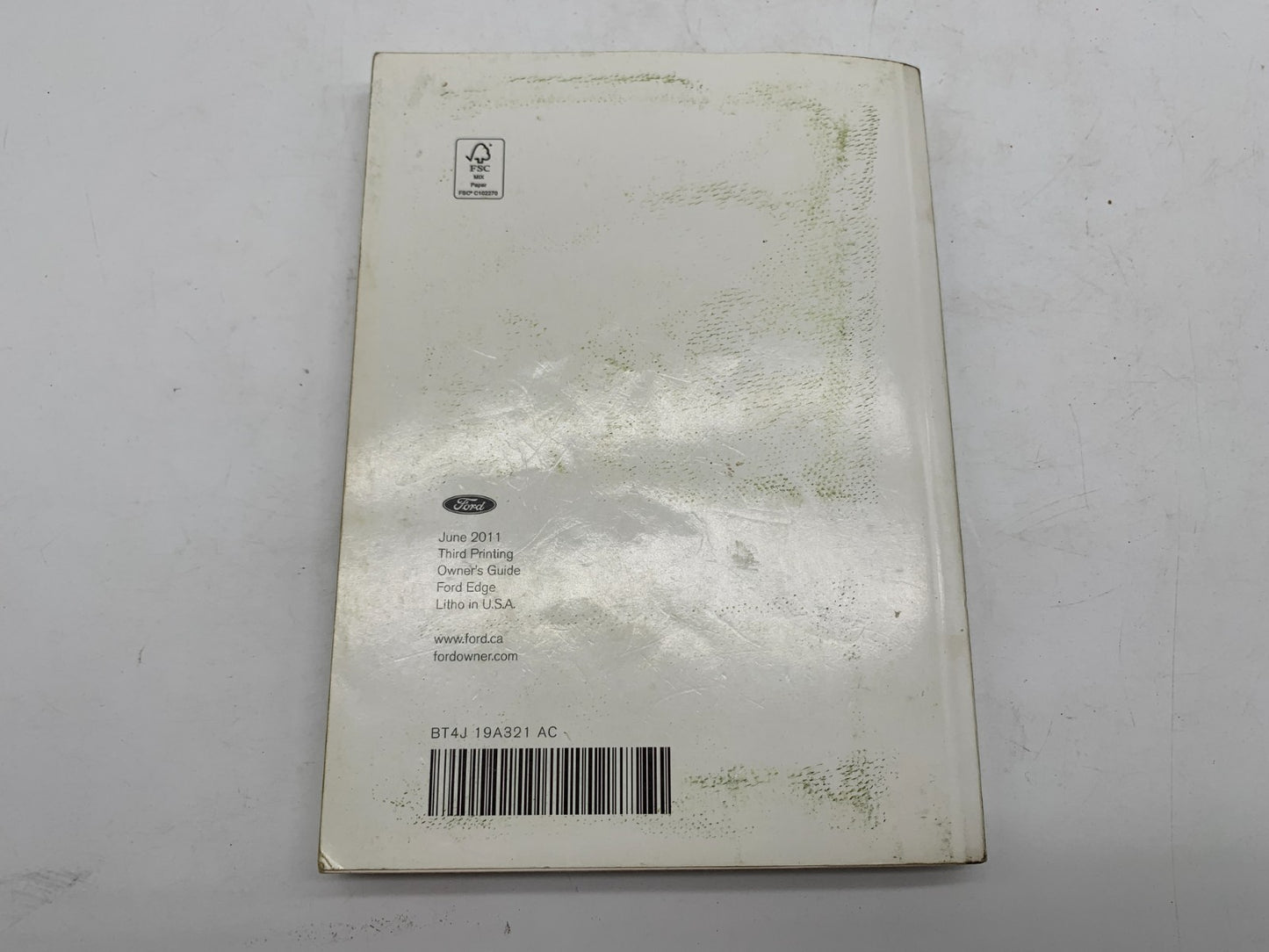 2011 Ford Edge Owners Manual Set with Case OEM B04B24003