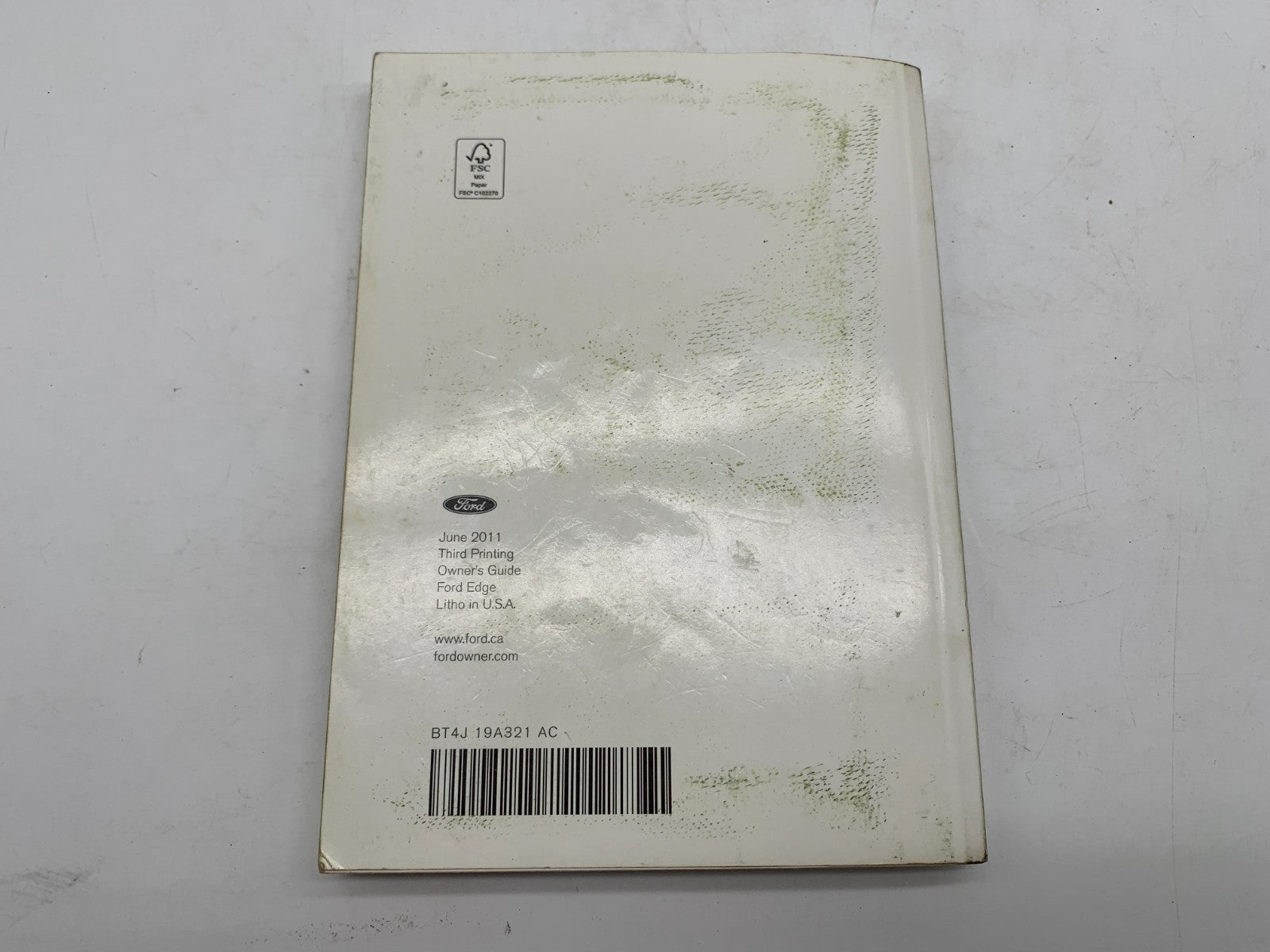 2011 Ford Edge Owners Manual Set with Case OEM B04B24003