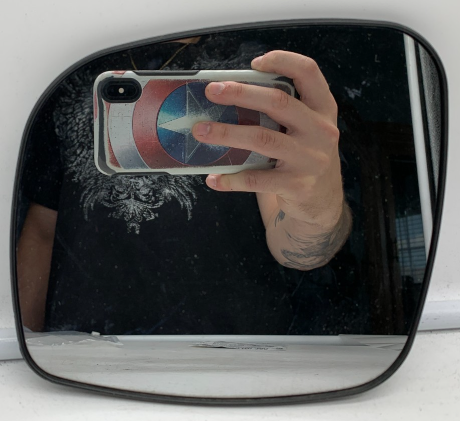 2008-2010 Dodge Caravan Driver Side Power Door Mirror Glass Only OEM A04B02016