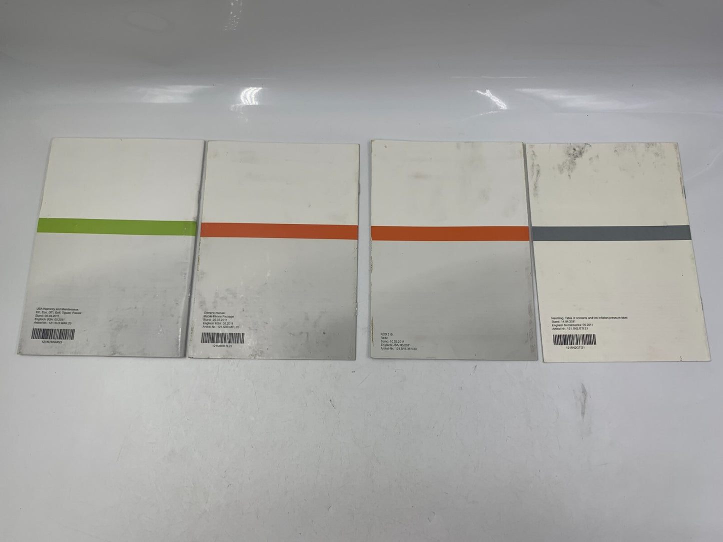 2012 Volkswagen Jetta GTI Owners Manual Set with Case OEM C04B41011