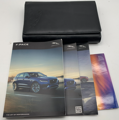 2020 Jaguar F-Pace Owners Manual Set with Case OEM B04B19018