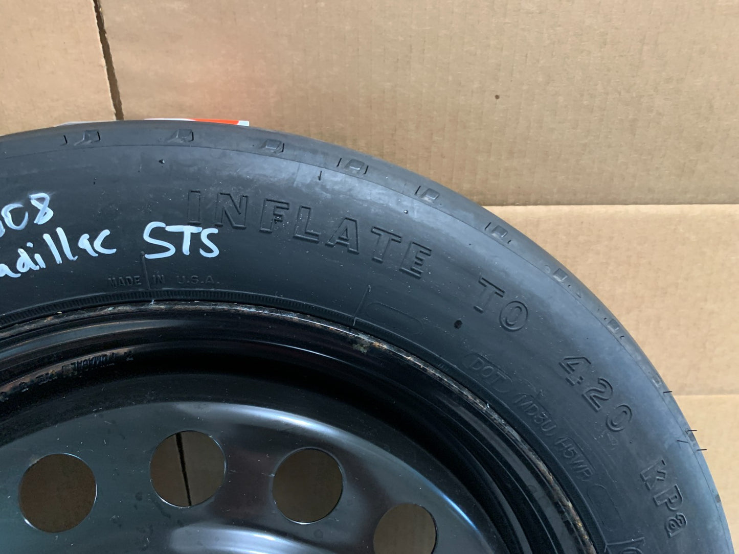 2006-2011 Cadillac STS Spare Tire 16" Compact Emergency Spare T145/70R17