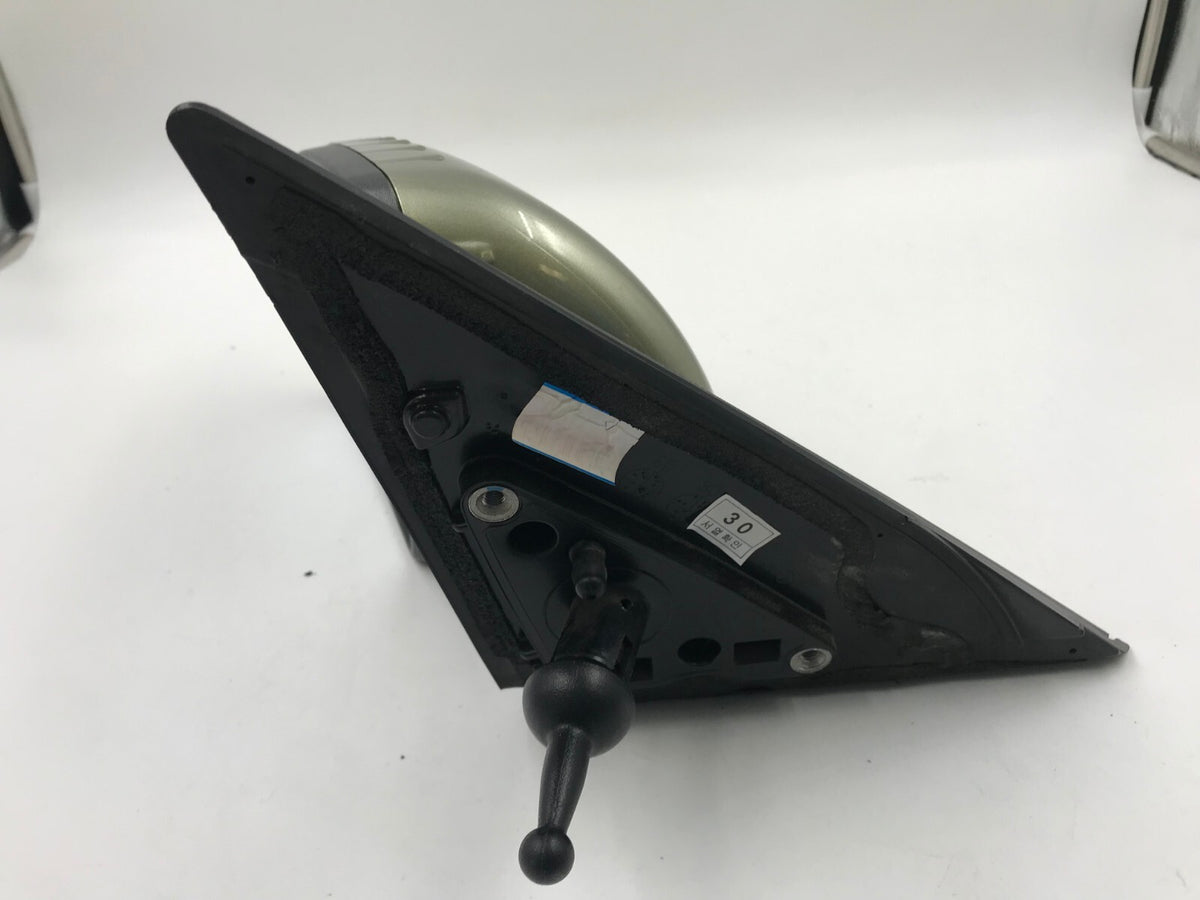 2010-2012 Kia Soul Driver Side View Manual Door Mirror Green OEM A03B52041