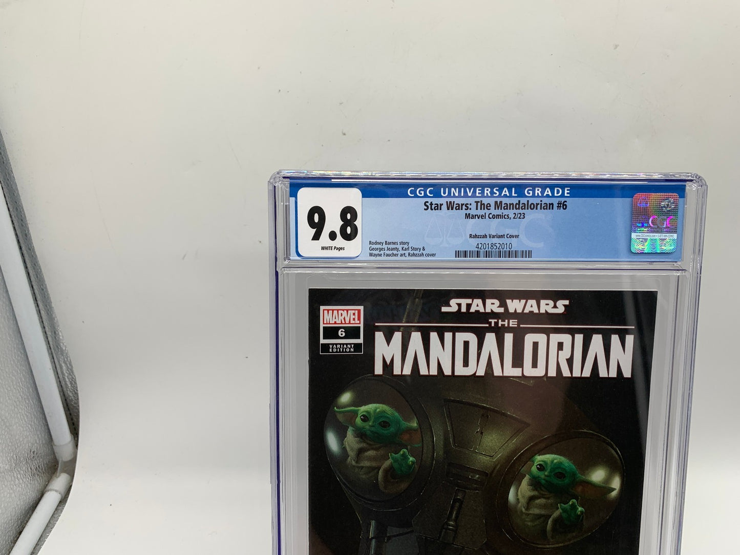 Star Wars The Mandalorian #6 CGC 9.8 Rahzzah 1:50 1st appearance of Burg