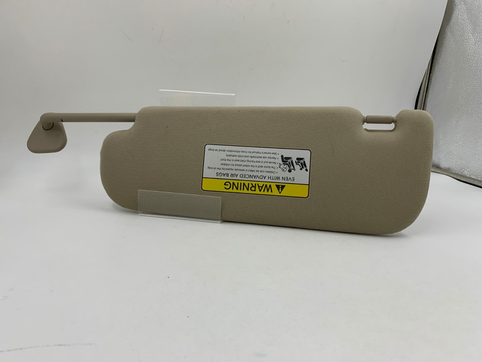 2011-2016 Kia Optima Passenger Sun Visor Beige Illuminated OEM A04B56033