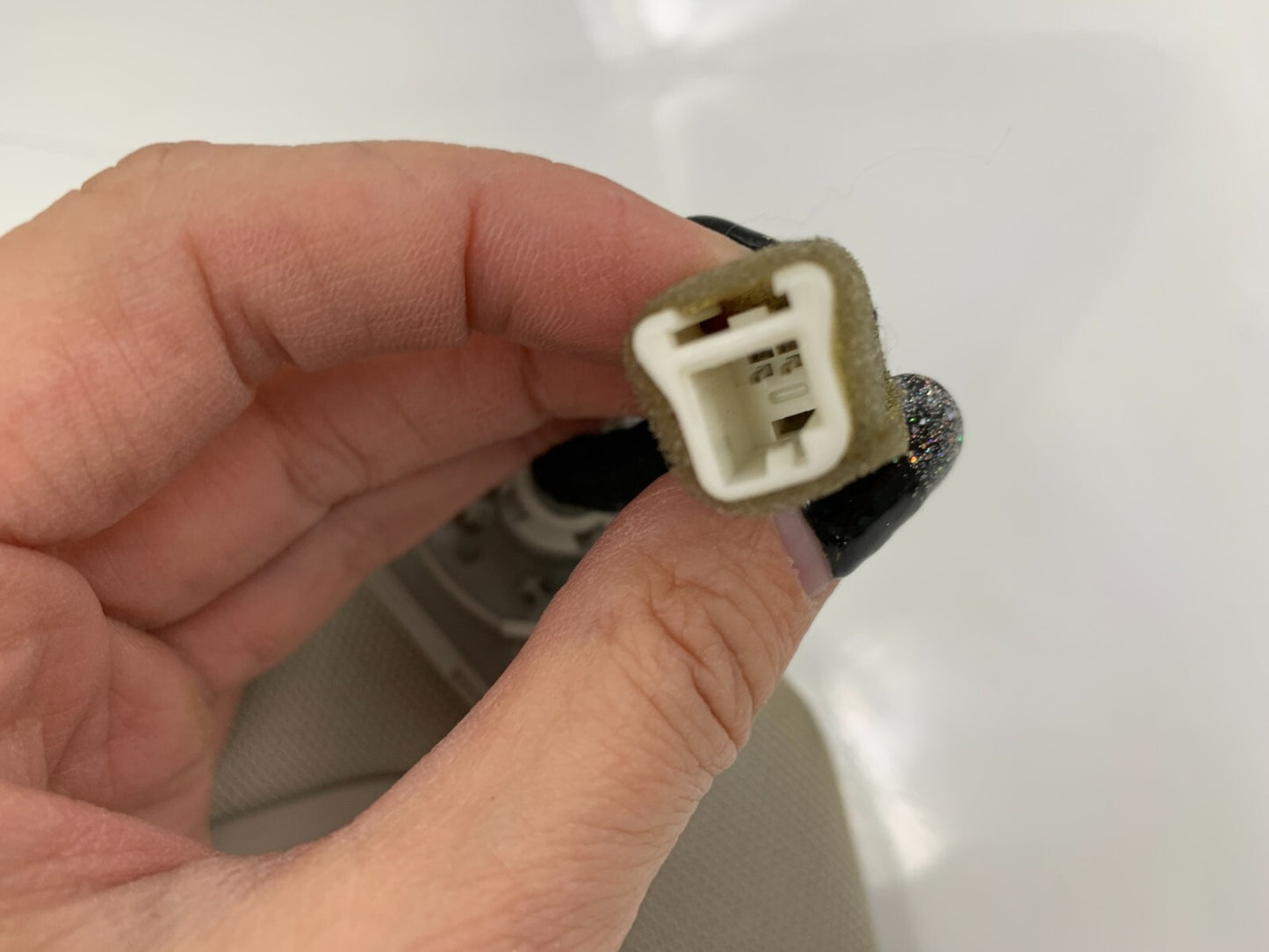 2015-2022 Subaru Legacy Passenger Sun Visor Beige Illuminated OEM D03B23052