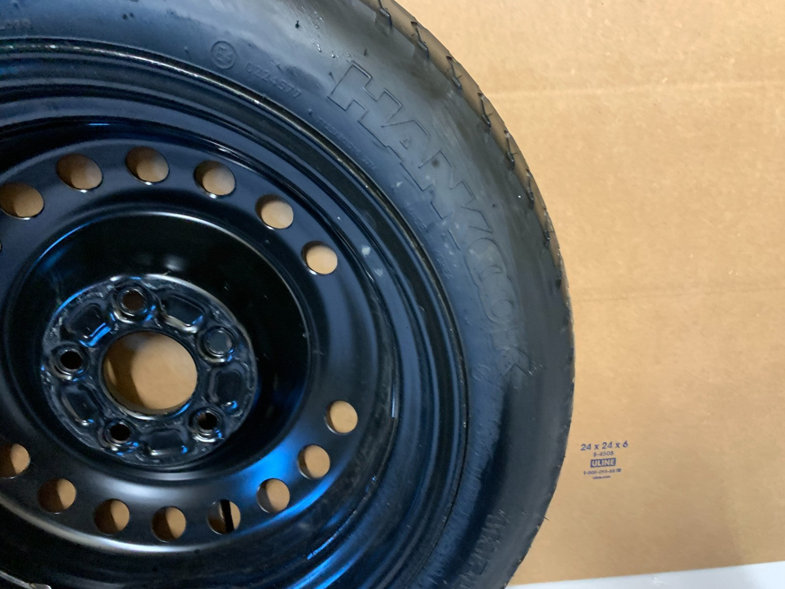 2015-2025 Hyundai Sonata 16" Spare Tire Wheel Compact Donut T125/80D16 Hankook