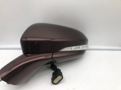 2019-2020 Ford Fusion Driver Side View Power Door Mirror Maroon BSA A02B25029