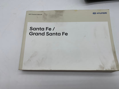 2017 Hyundai Santa Fe Grand Santa Fe Owners Manual Set with Case OEM R01B09042