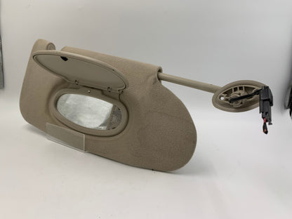 2001 Chrysler PT Cruiser Passenger Sun Visor Tan Illuminated OEM D03B29031