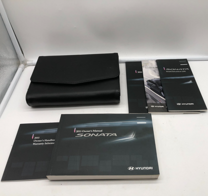2011 Hyundai Sonata Owners Manual Set with Case OEM B03B17011
