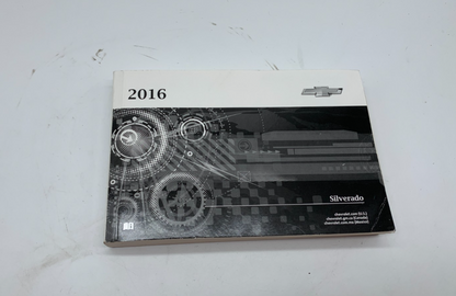 2016 Chevrolet Silverado 1500 Owners Manual OEM D02B28011