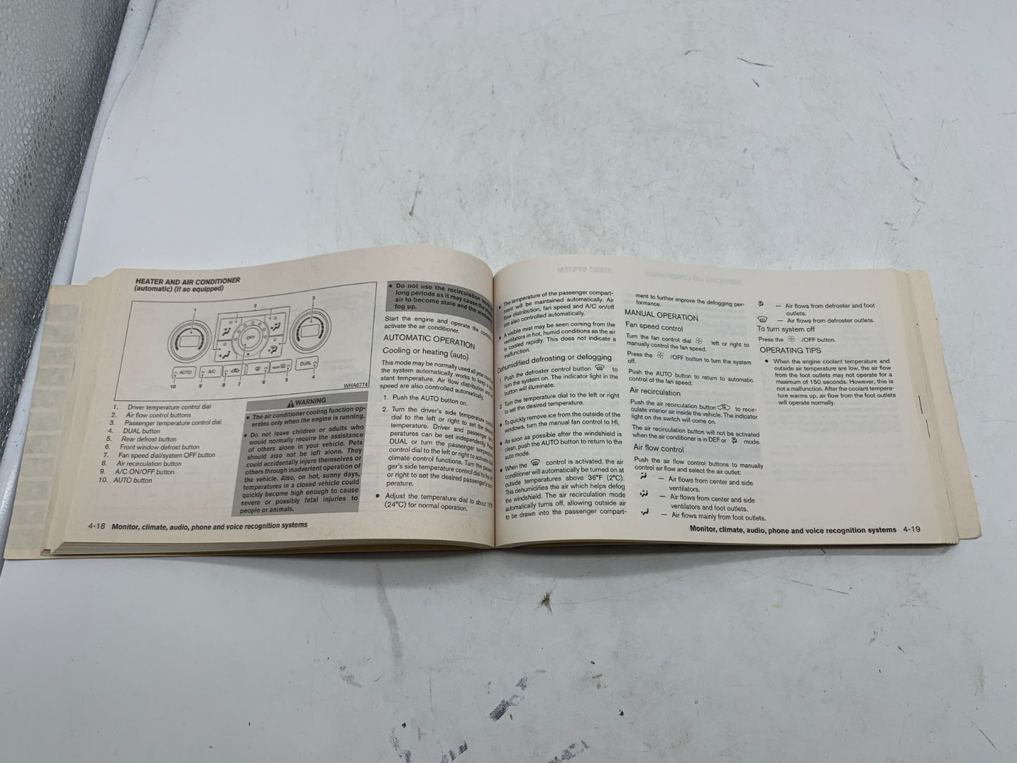 2008 Nissan Altima Owners Manual OEM A03B06007