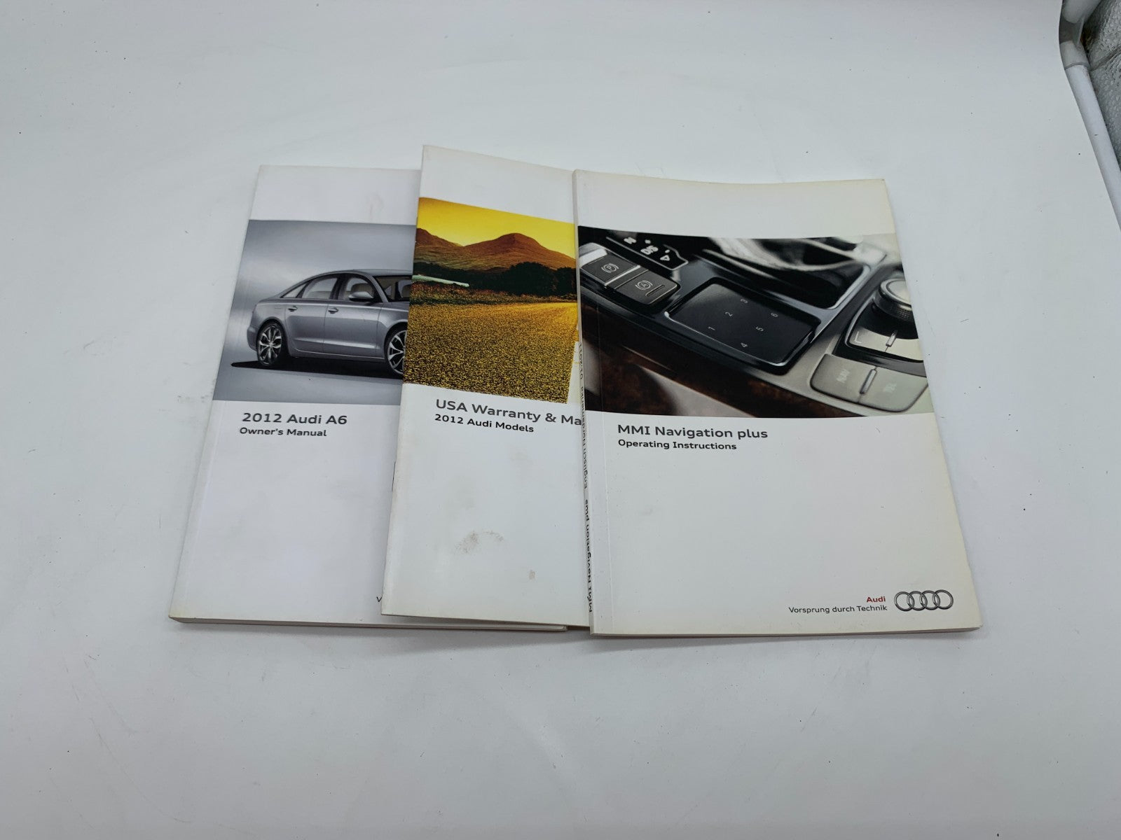2012 Audi A6 Owners Manual Set OEM B01B23012