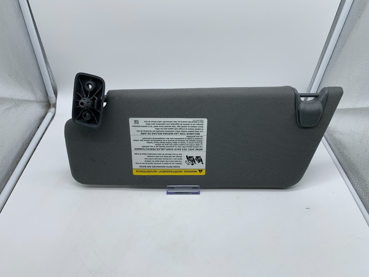 2011-2014 Ford F150 Passenger Sun Visor Sunvisor Gray OEM C03B32005