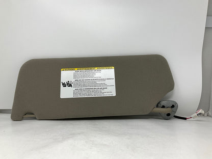 2011-2014 Toyota Sienna Passenger Sun Visor Beige Illuminated OEM D03B44003