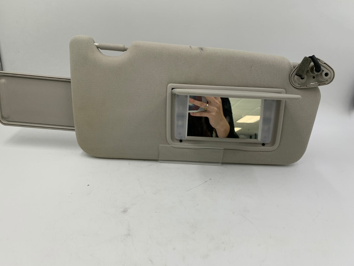 2010-2014 Subaru Legacy Passenger Sun Visor Gray Illuminated OEM D01B43010