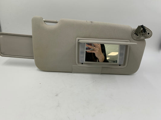 2010-2014 Subaru Legacy Passenger Sun Visor Gray Illuminated OEM D01B43010