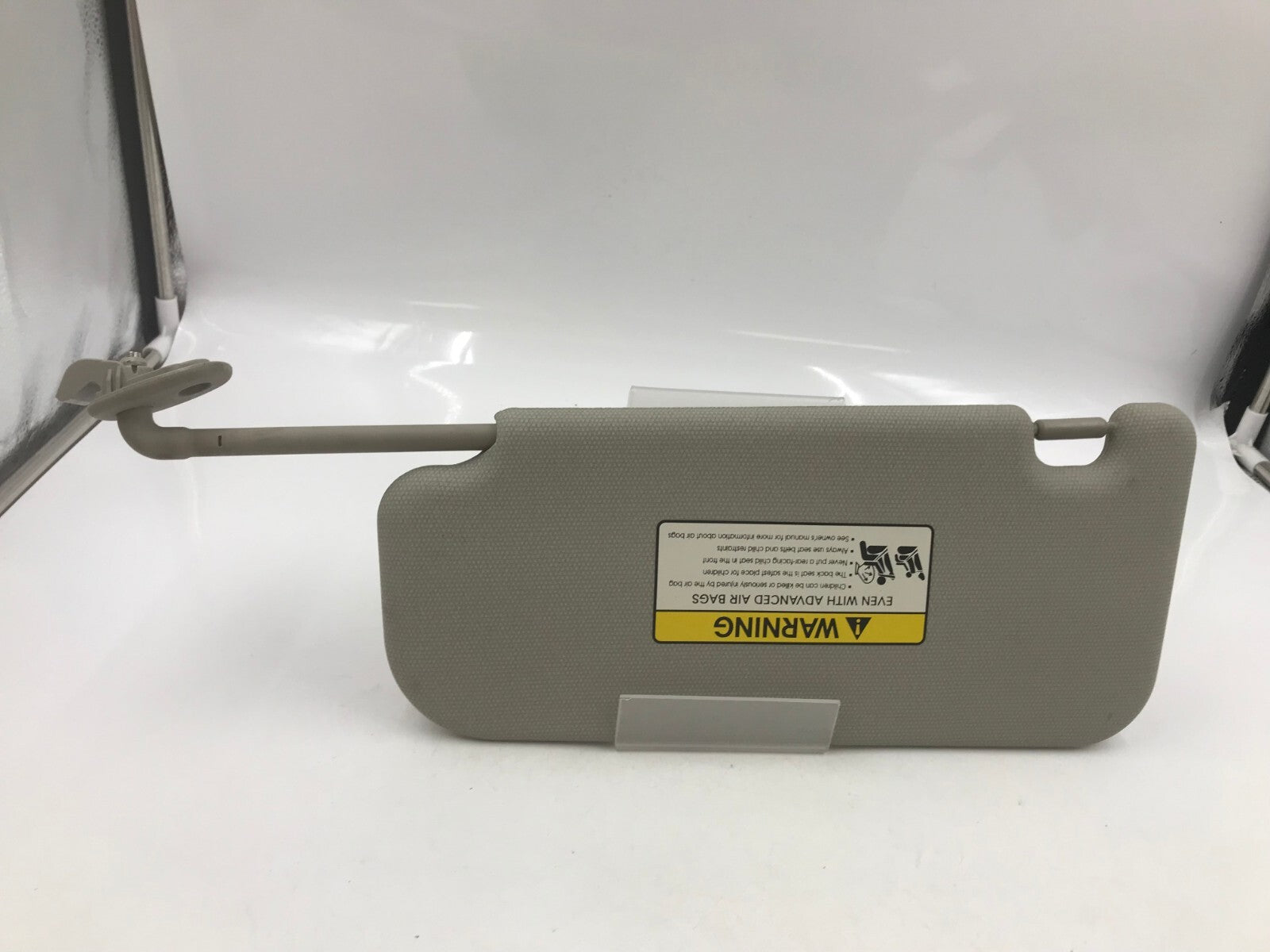 2012-2017 Kia Rio Passenger Sun Visor Sunvisor Gray OEM A01B24013