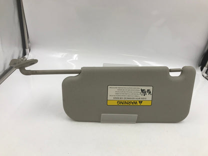 2012-2017 Kia Rio Passenger Sun Visor Sunvisor Gray OEM A01B24013