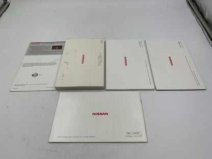 2006 Nissan Maxima Owners Manual Set with Case OEM B02B38083