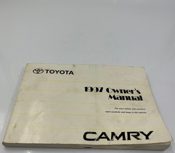 1997 Toyota Camry Owners Manual Handbook OEM G03B11021