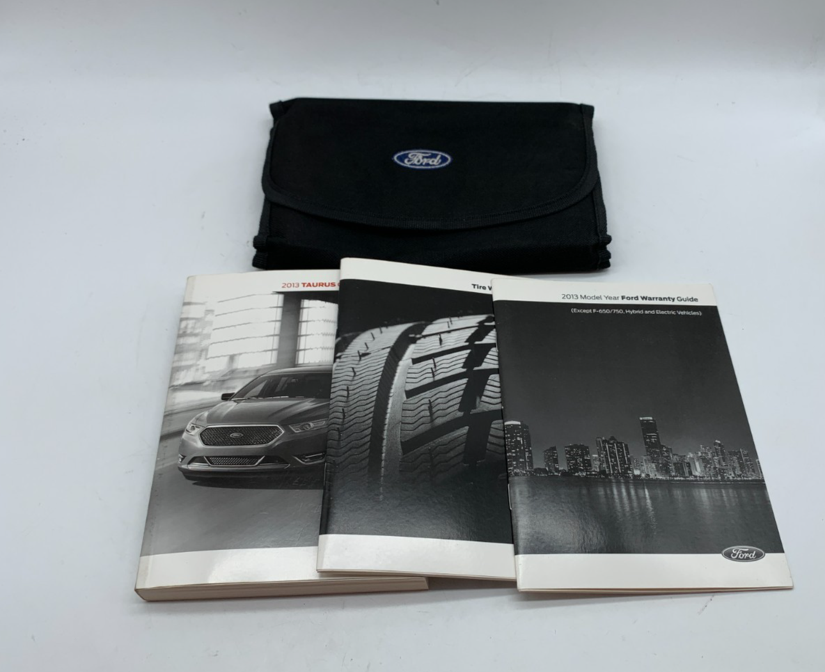 2013 Ford Taurus Owners Manual Set with Case OEM A01B50002