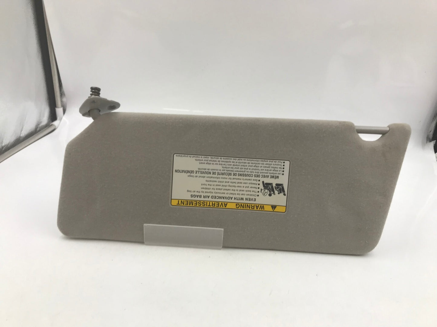 2002-2006 Toyota Camry Passenger Sun Visor Gray OEM D01B63004
