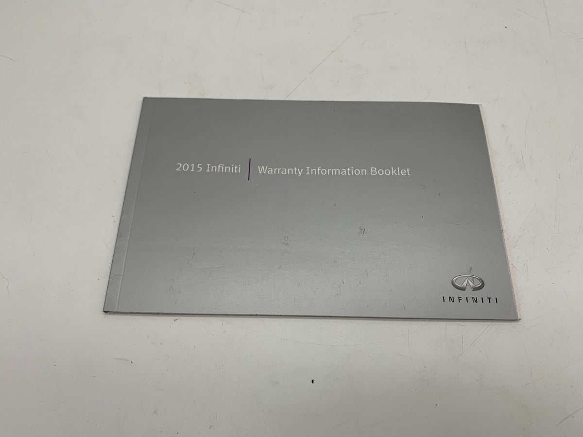 2015 Infiniti Q40 Q 40 Owners Manual Set OEM A01B01016