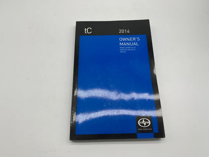 2014 Scion tC Owners Manual Set with Case OEM B03B20037