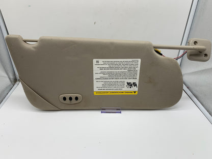 2009-2012 Ford Flex Driver Sun Visor Gray Illuminated OEM B03B17015