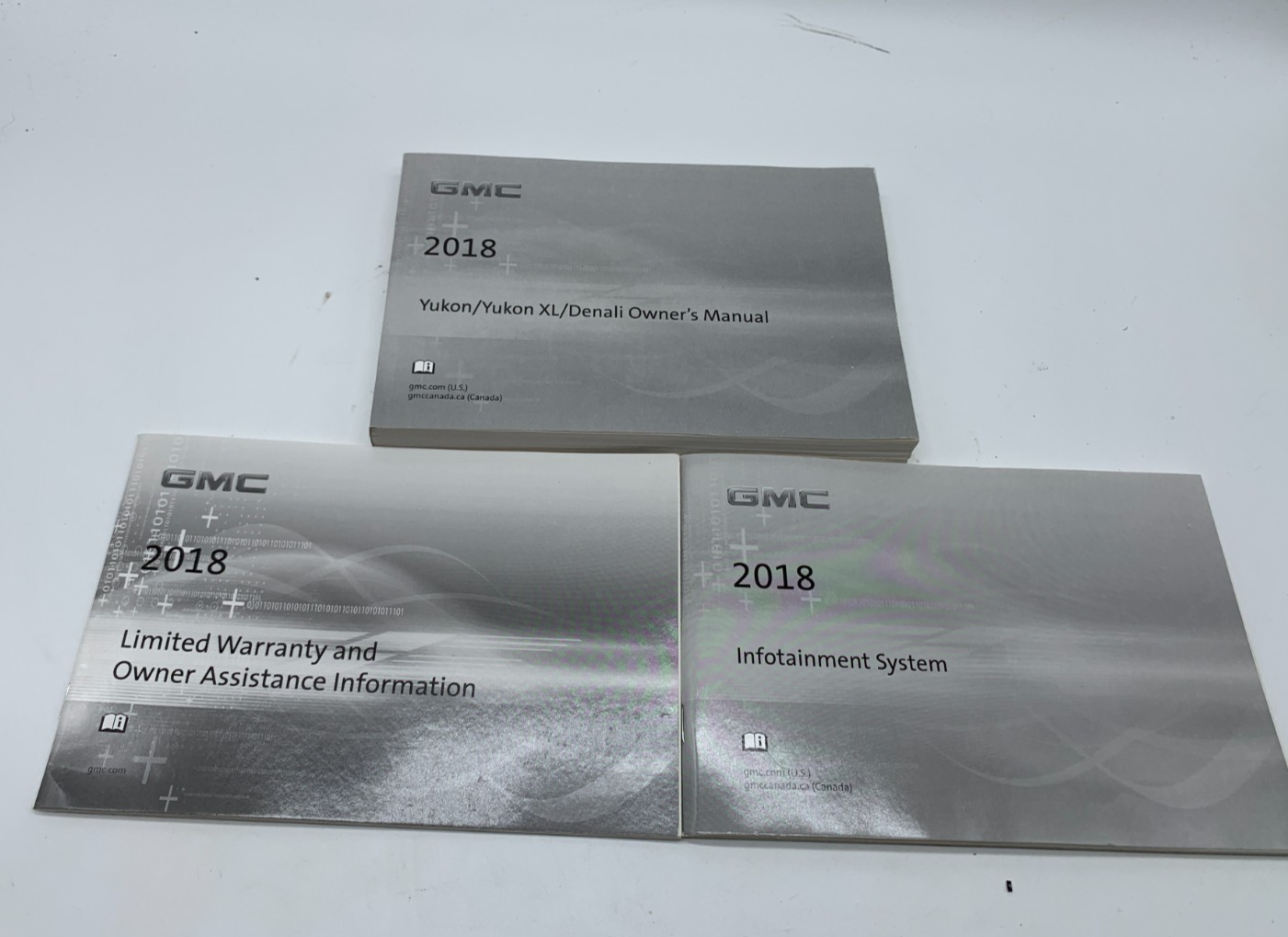 2018 GMC Yukon Yukon XL Denali Owners Manual Set OEM A02B50047