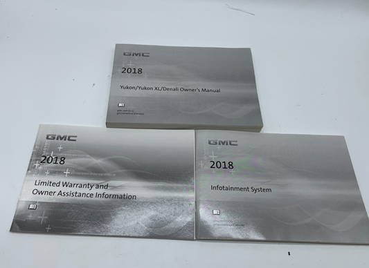 2018 GMC Yukon Yukon XL Denali Owners Manual Set OEM A02B50047