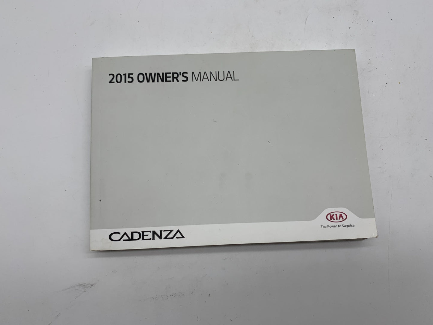 2015 Kia Cadenza Owners Manual Set with Case OEM B02B40047