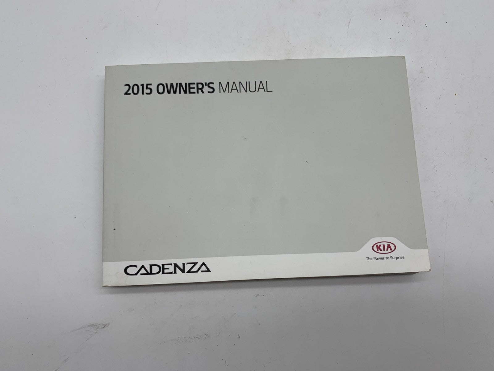 2015 Kia Cadenza Owners Manual Set with Case OEM B02B40047