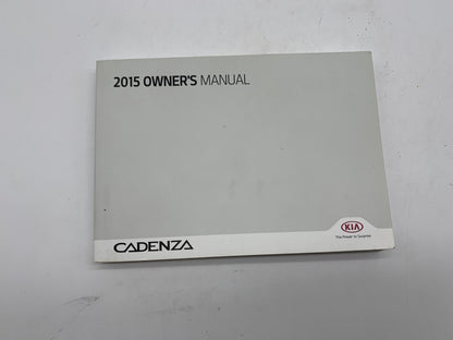 2015 Kia Cadenza Owners Manual Set with Case OEM B02B40047